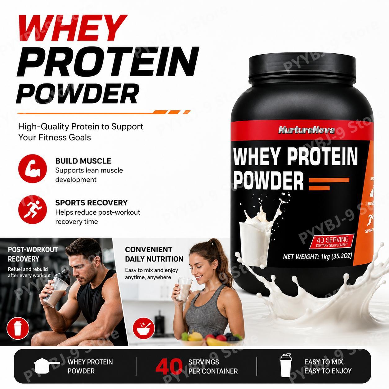 NurtureNova Whey Protein Powde – Nutrition Of Fitness recenzja i cena
